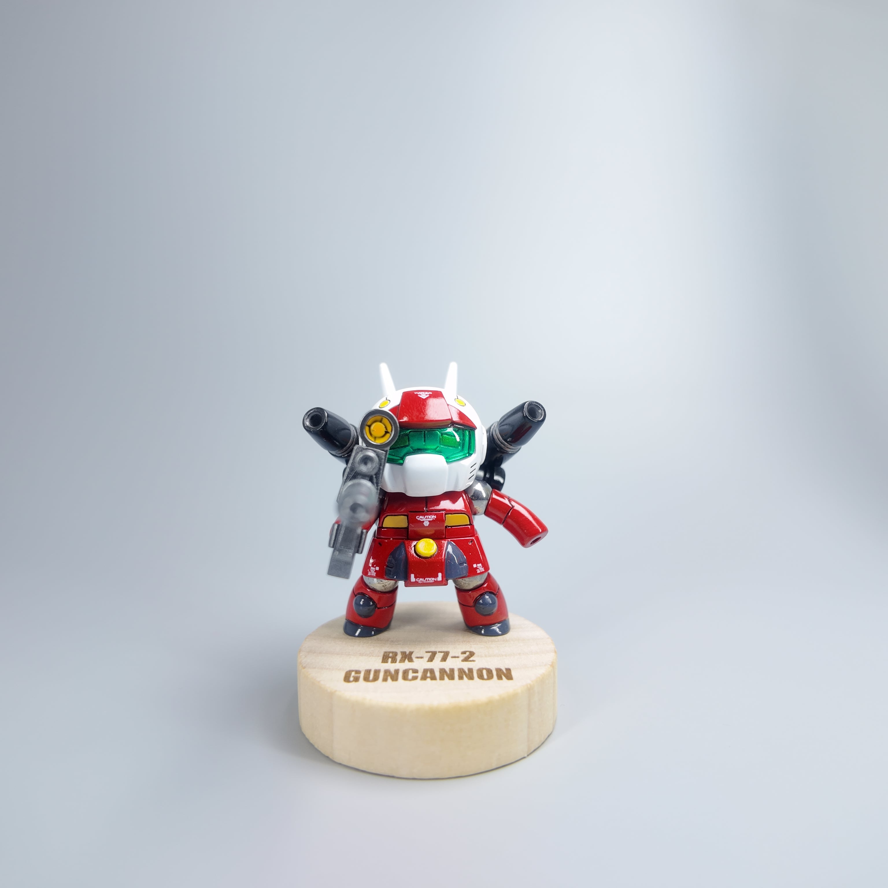 RX-77 Red Armored Mini Mech Figurine