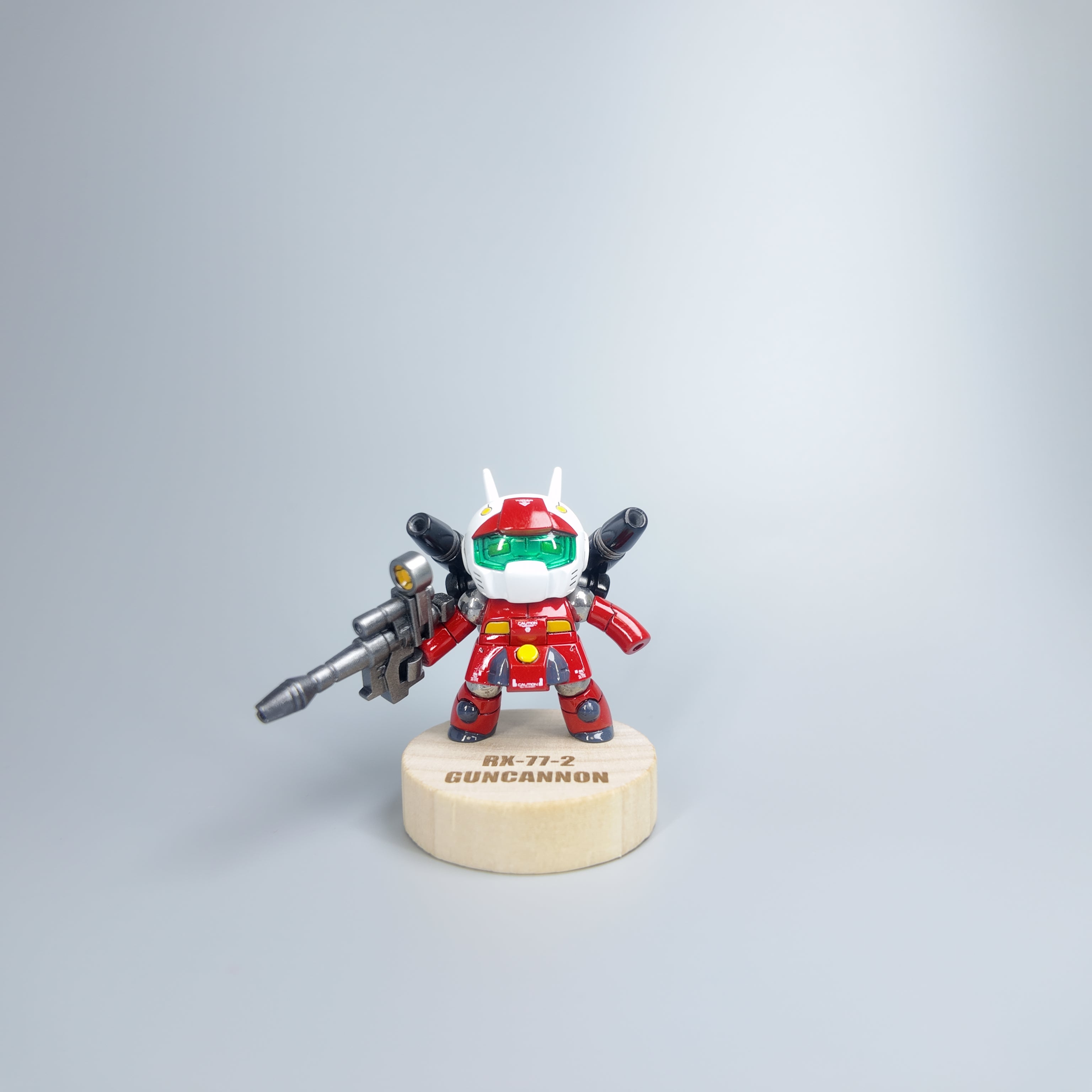 RX-77 Red Armored Mini Mech Figurine