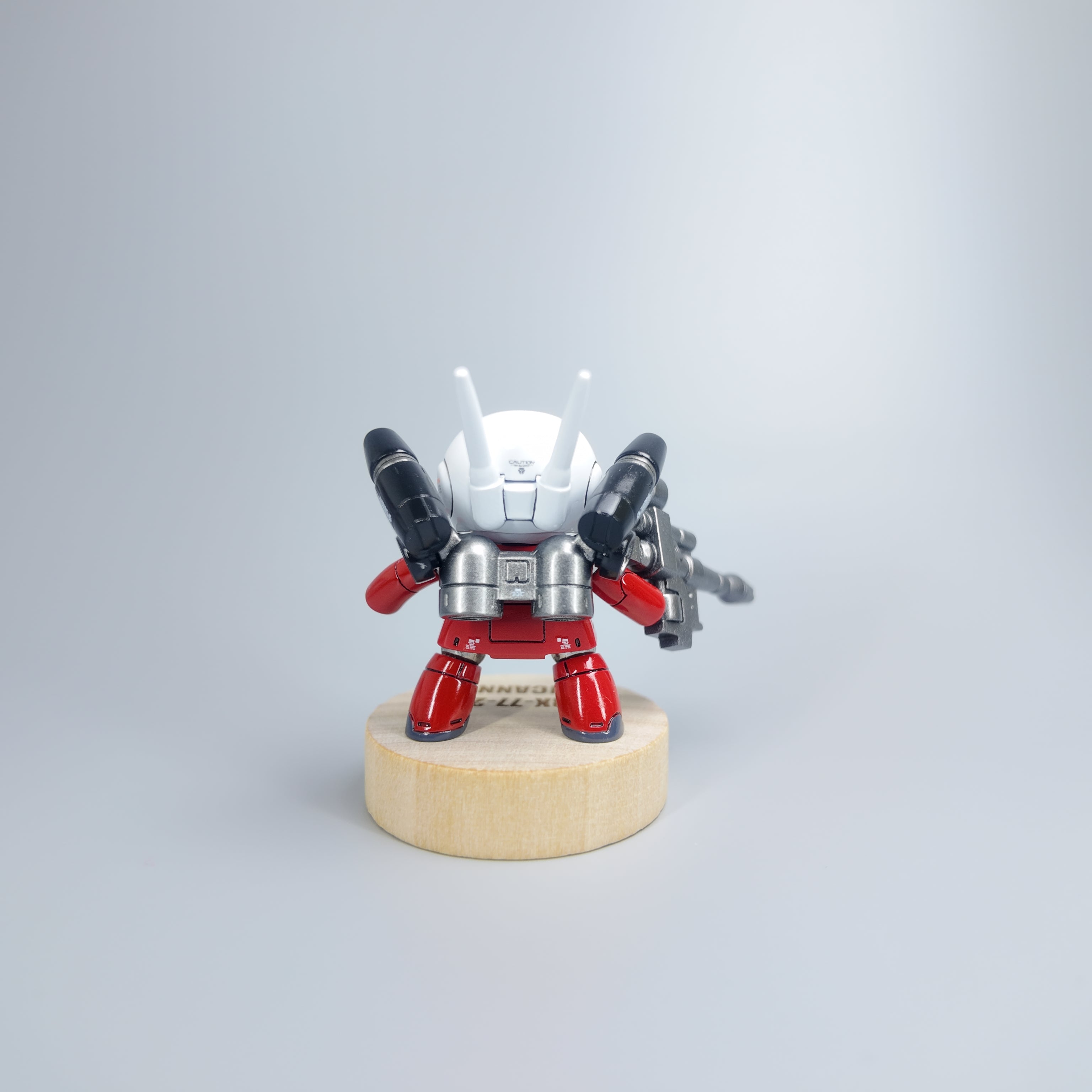 RX-77 Red Armored Mini Mech Figurine