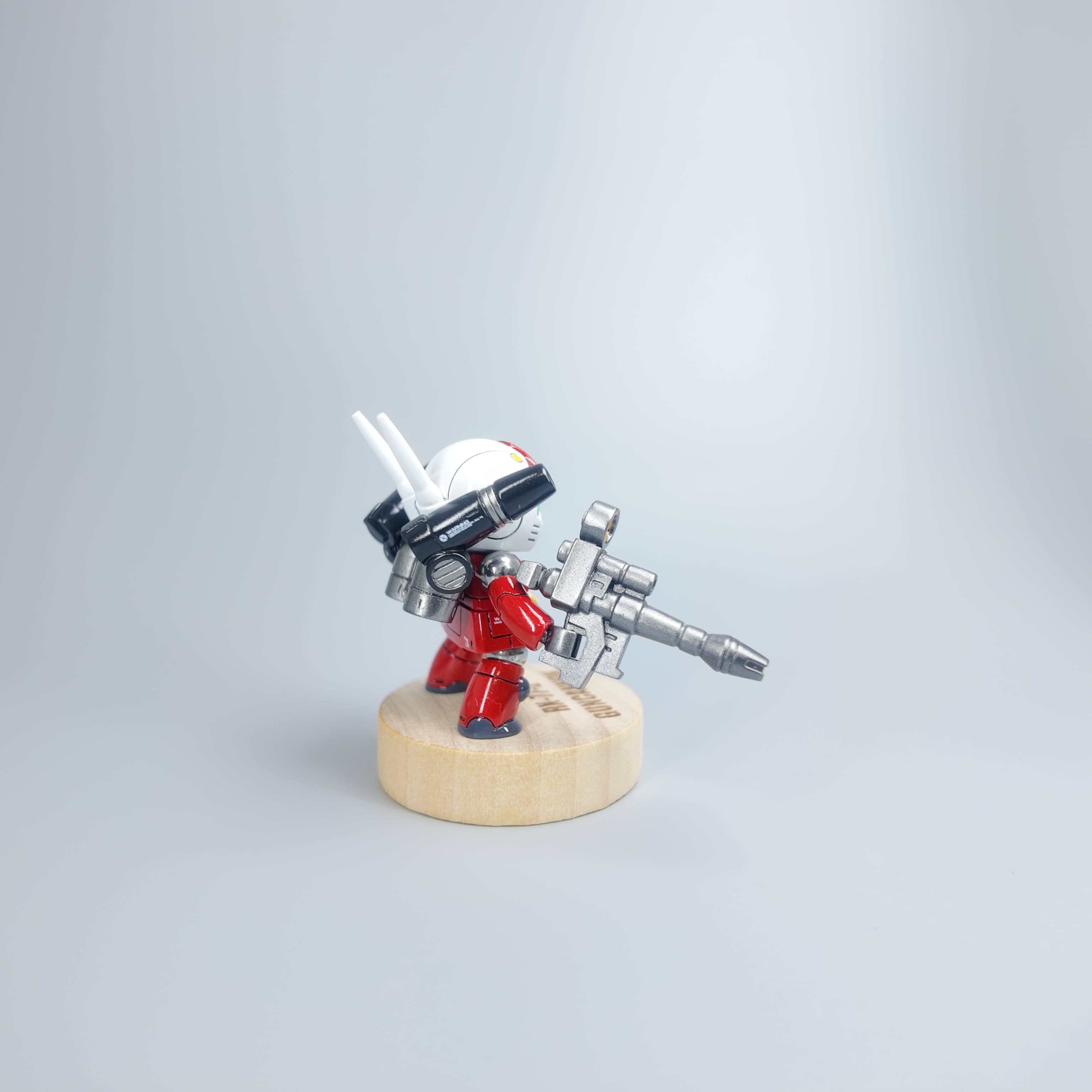 RX-77 Red Armored Mini Mech Figurine